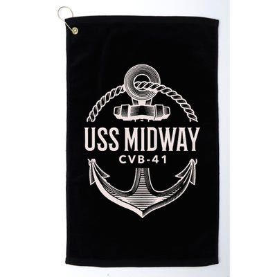 Uss Midway Cvb41 Aircraft Carrier Uss Midway Golf Towel