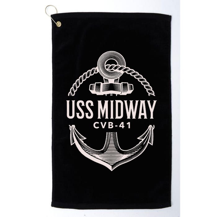 Uss Midway Cvb41 Aircraft Carrier Uss Midway Golf Towel