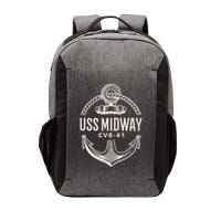 Uss Midway Cvb41 Aircraft Carrier Uss Midway Vector Backpack