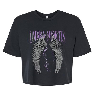 Umbra Mortis Crescent City Ruhn Danaan Bella+Canvas Jersey Crop Tee