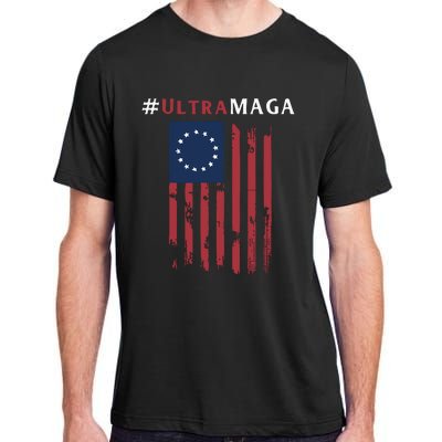 Ultra MAGA Conservative Anti Biden Republican Adult ChromaSoft Performance T-Shirt