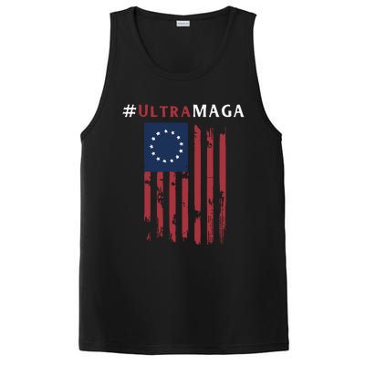 Ultra MAGA Conservative Anti Biden Republican PosiCharge Competitor Tank