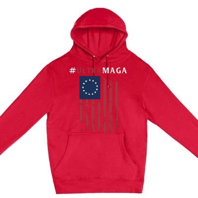 Ultra MAGA Conservative Anti Biden Republican Premium Pullover Hoodie