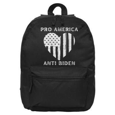 Utra MAGA Conservtive Anti Biden Fourth Of July 16 in Basic Backpack