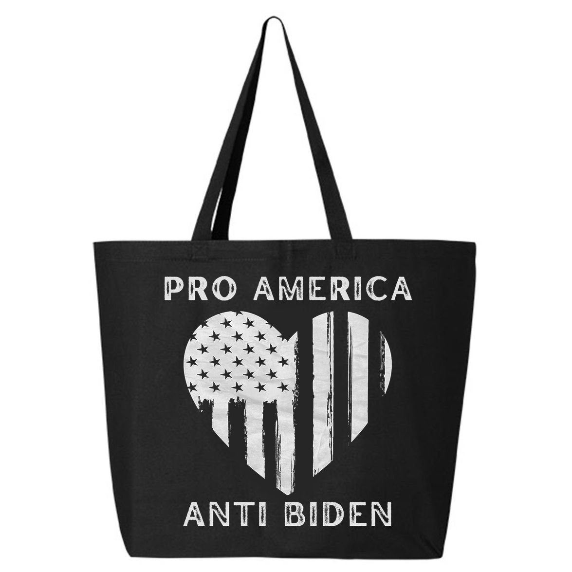 Utra MAGA Conservtive Anti Biden Fourth Of July 25L Jumbo Tote