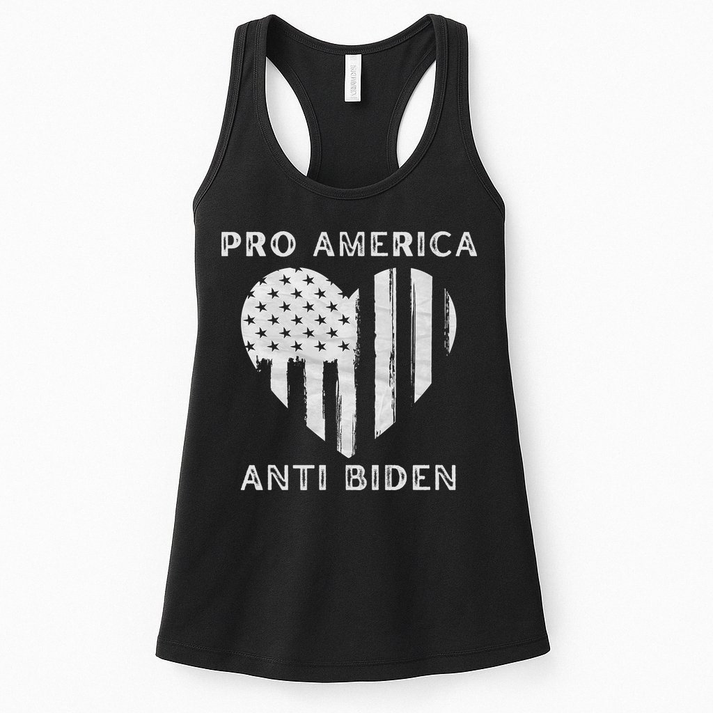 Utra MAGA Conservtive Anti Biden Fourth Of July Womens Tank Top