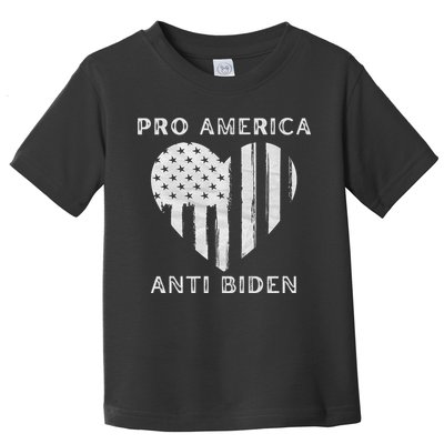 Utra MAGA Conservtive Anti Biden Fourth Of July Toddler T-Shirt