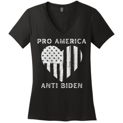 Utra MAGA Conservtive Anti Biden Fourth Of July Women's V-Neck T-Shirt