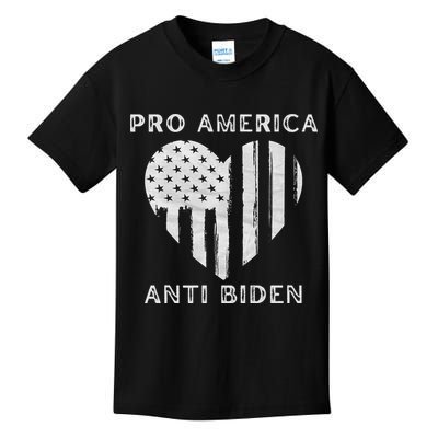 Utra MAGA Conservtive Anti Biden Fourth Of July Kids T-Shirt