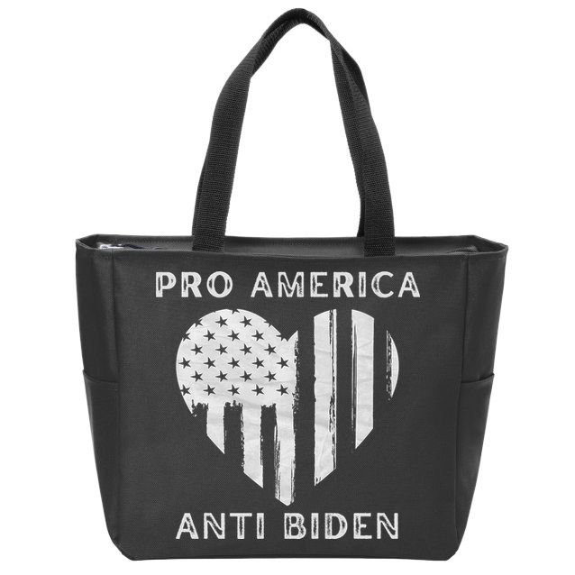 Utra MAGA Conservtive Anti Biden Fourth Of July Zip Tote Bag