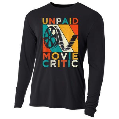 Unpaid Movie Critic Shirt - Film Cinema Motion Picture Fan Cooling Performance Long Sleeve Crew