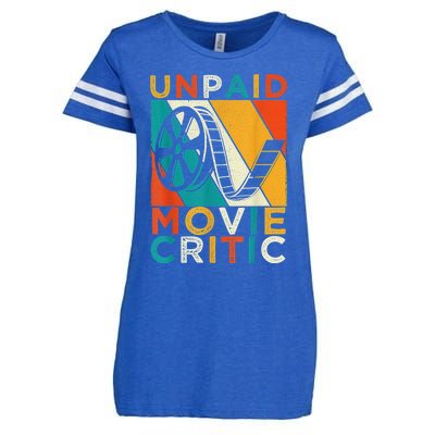 Unpaid Movie Critic Shirt - Film Cinema Motion Picture Fan Enza Ladies Jersey Football T-Shirt