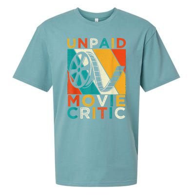 Unpaid Movie Critic Shirt - Film Cinema Motion Picture Fan Sueded Cloud Jersey T-Shirt