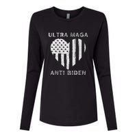 Utra MAGA Conservtive Anti Biden Fourth Of July Womens Cotton Relaxed Long Sleeve T-Shirt