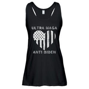 Utra MAGA Conservtive Anti Biden Fourth Of July Ladies Essential Flowy Tank