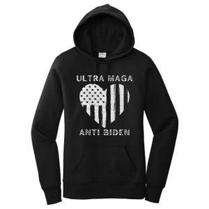 Utra MAGA Conservtive Anti Biden Fourth Of July Women's Pullover Hoodie