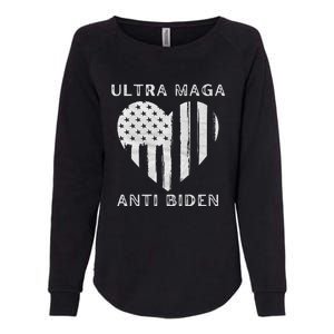 Utra MAGA Conservtive Anti Biden Fourth Of July Womens California Wash Sweatshirt