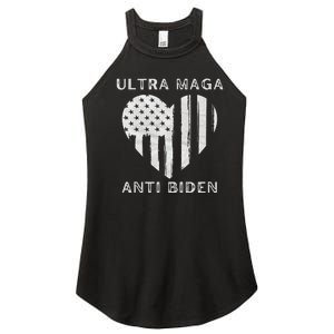 Utra MAGA Conservtive Anti Biden Fourth Of July Women's Perfect Tri Rocker Tank