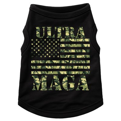 Ultra MAGA Camouflage Camo USA United States Of America Flag Doggie Tank