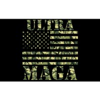 Ultra MAGA Camouflage Camo USA United States Of America Flag Bumper Sticker