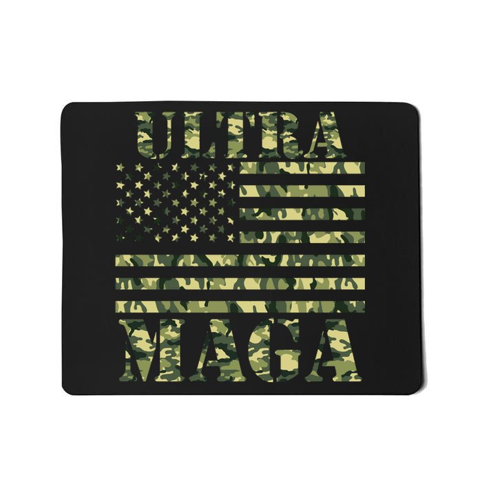 Ultra MAGA Camouflage Camo USA United States Of America Flag Mousepad