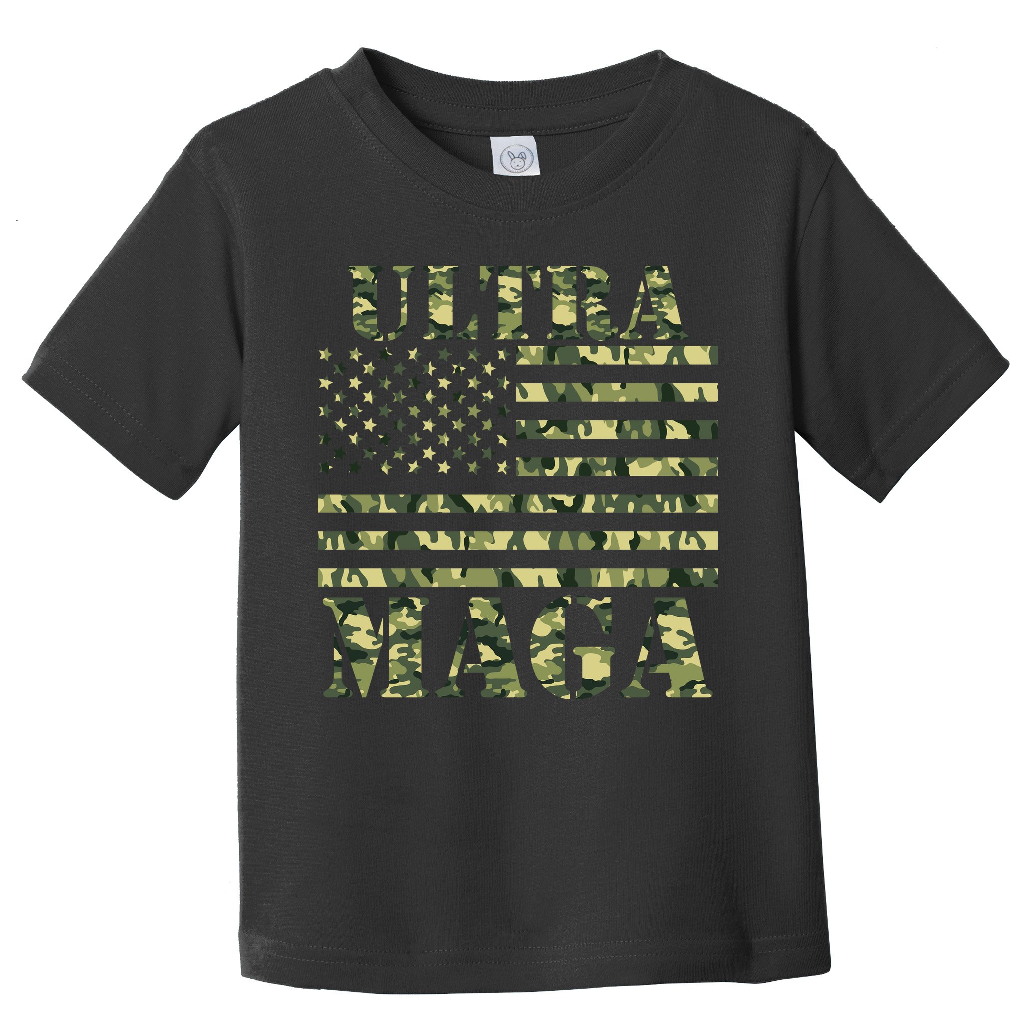 Ultra MAGA Camouflage Camo USA United States Of America Flag Toddler T-Shirt