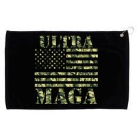 Ultra MAGA Camouflage Camo USA United States Of America Flag Grommeted Golf Towel