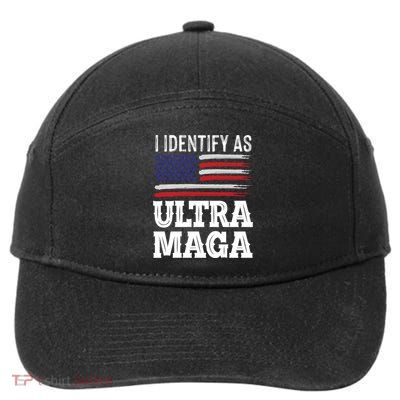 Ultra MAGA Conservative Republican  7-Panel Snapback Hat