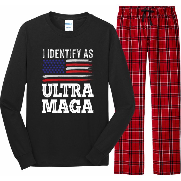 Ultra MAGA Conservative Republican  Long Sleeve Pajama Set