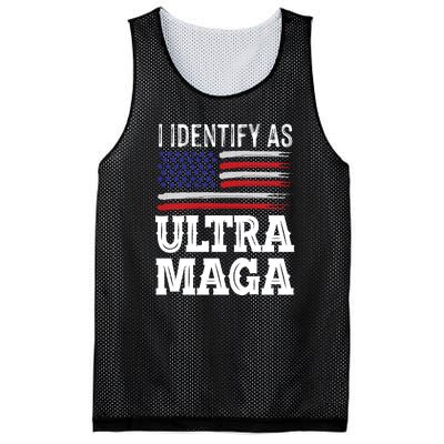 Ultra MAGA Conservative Republican  Mesh Reversible Basketball Jersey Tank