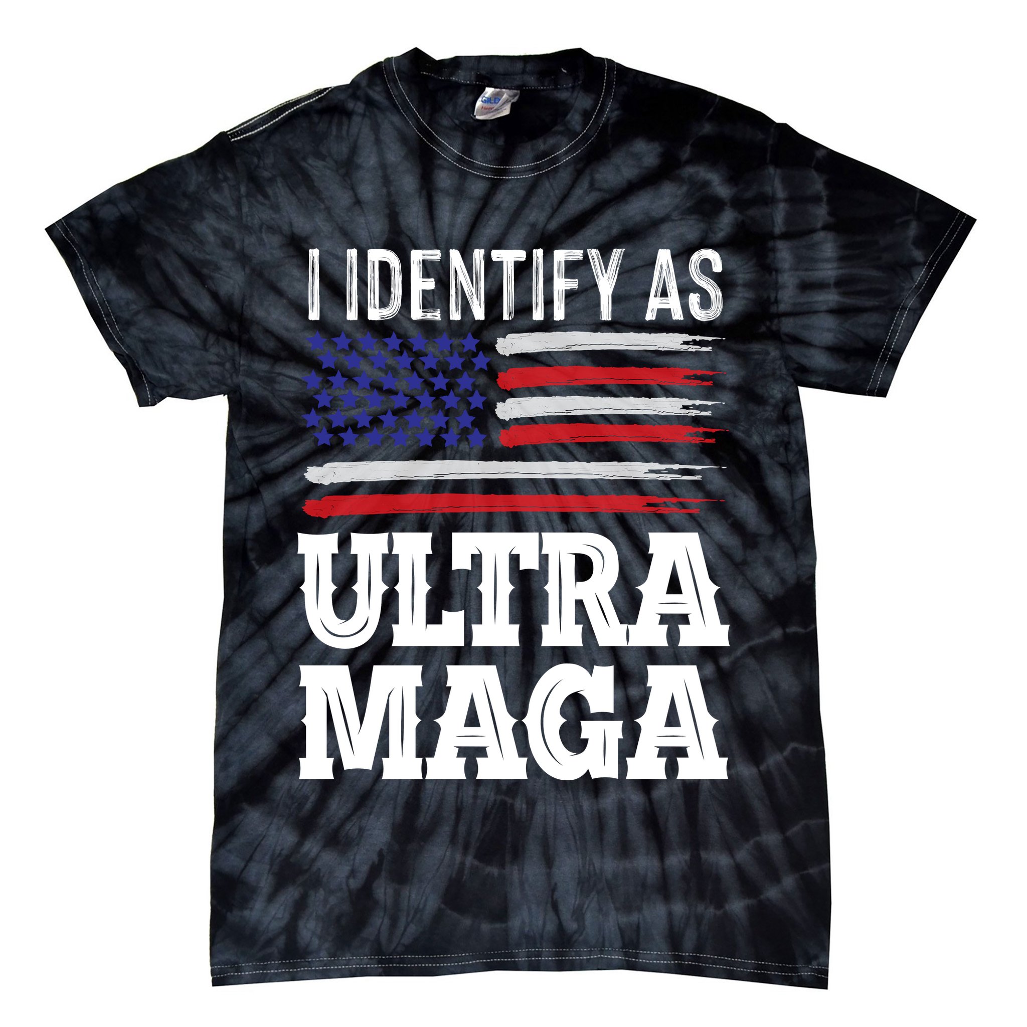 Ultra MAGA Conservative Republican  Tie-Dye T-Shirt