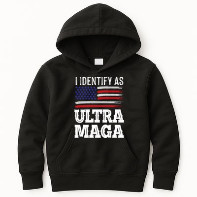 Ultra MAGA Conservative Republican  Kids Hoodie
