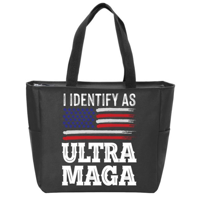 Ultra MAGA Conservative Republican  Zip Tote Bag
