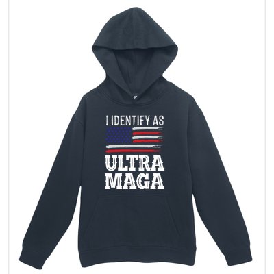 Ultra MAGA Conservative Republican  Urban Pullover Hoodie