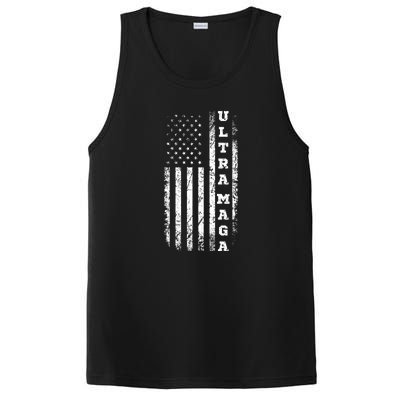 Ultra MAGA Conservative US Flag PosiCharge Competitor Tank