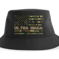 Ultra Maga Camouflage Patriotic Graphic Sustainable Bucket Hat