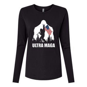 Ultra MAGA Conservative Republican Womens Cotton Relaxed Long Sleeve T-Shirt