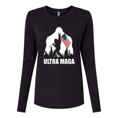 Ultra MAGA Conservative Republican Womens Cotton Relaxed Long Sleeve T-Shirt