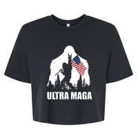 Ultra MAGA Conservative Republican Bella+Canvas Jersey Crop Tee