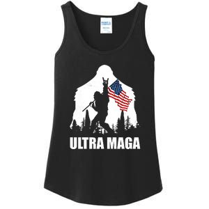 Ultra MAGA Conservative Republican Ladies Essential Tank