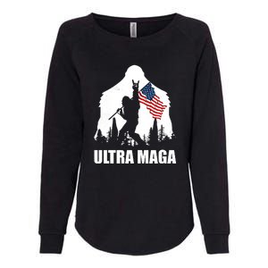 Ultra MAGA Conservative Republican Womens California Wash Sweatshirt