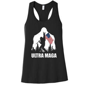 Ultra MAGA Conservative Republican Women's Racerback Tank