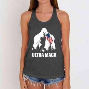 Ultra MAGA Conservative Republican Women's Knotted Racerback Tank