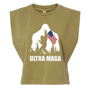 Ultra MAGA Conservative Republican Garment-Dyed Women's Muscle Tee