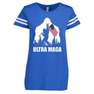 Ultra MAGA Conservative Republican Enza Ladies Jersey Football T-Shirt