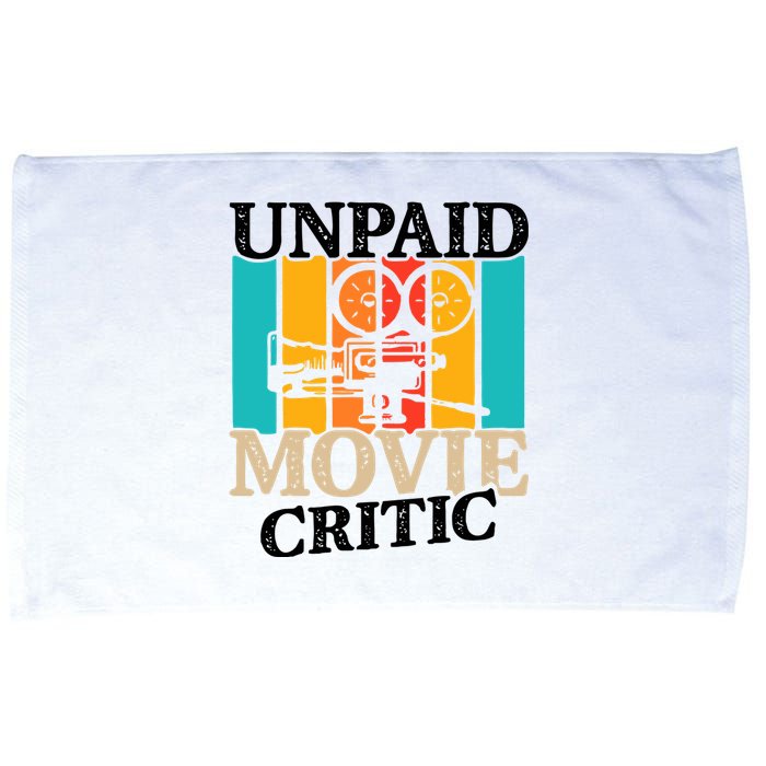 Unpaid Movie Critic Microfiber Hand Towel