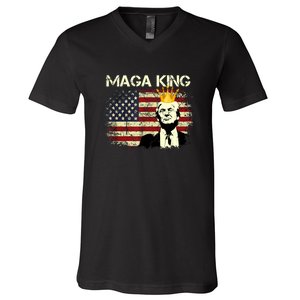 Ultra MAGA Conservative Donald Trump V-Neck T-Shirt