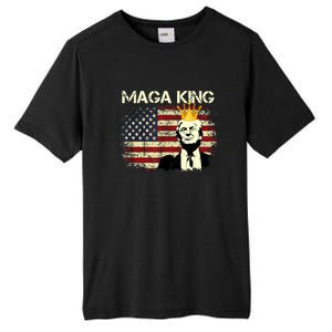 Ultra MAGA Conservative Donald Trump Tall Fusion ChromaSoft Performance T-Shirt