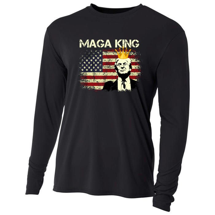 Ultra MAGA Conservative Donald Trump Cooling Performance Long Sleeve Crew