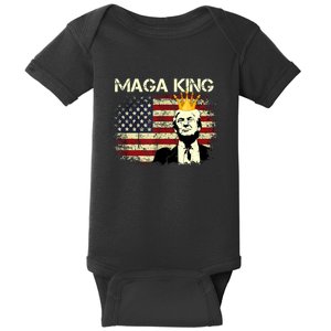 Ultra MAGA Conservative Donald Trump Baby Bodysuit